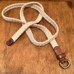 J. Crew Braided Narrow Cotton Belt